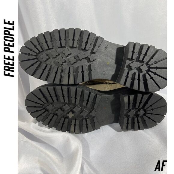 FREE PEOPLE EMMET STRAP ON BOOTS LATTE SUEDE NEW SIZE 40 - Picture 6 of 6